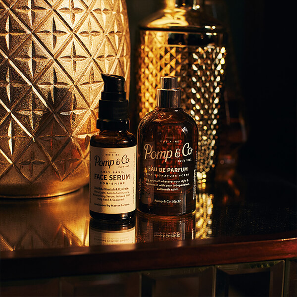 Ansigtsserum og parfume Serum og eau de parfum fra Pomp & Co.